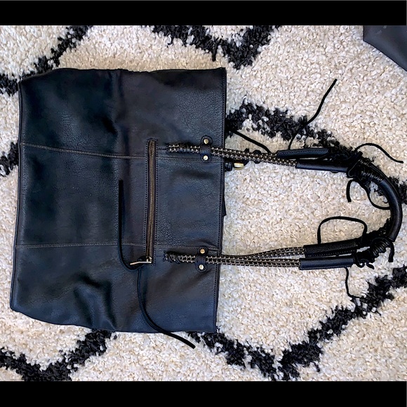 Steven by Steve Madden grey leather tote - Picture 2 of 11